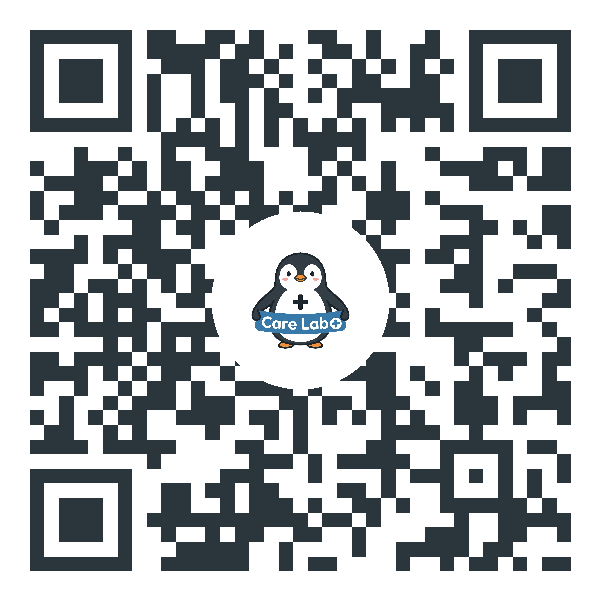 ケアラボ+ 公式サイトQRコード